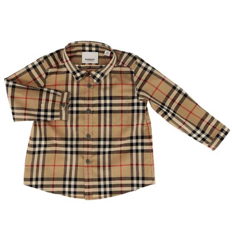 burberry hemd kinder|Burberry Kids Hemd Mit Logo.